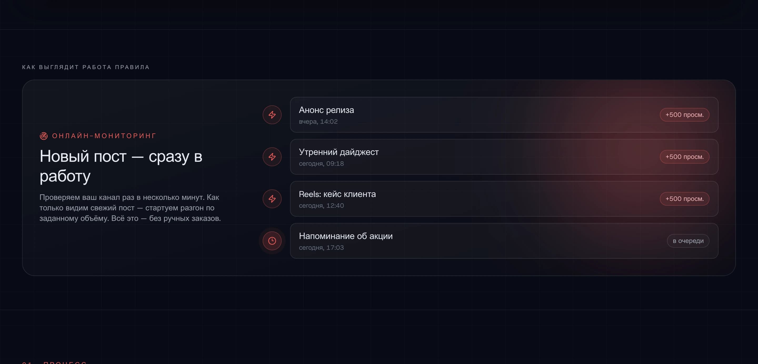 Follu — SMM-платформа с автонакруткой и авто-возвратами — галерея 15