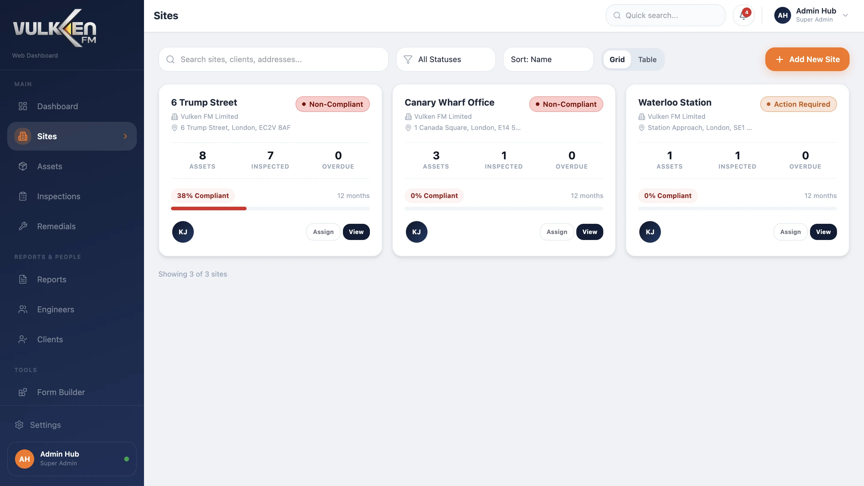 Vulken FM — remedials board и follow-up задачи