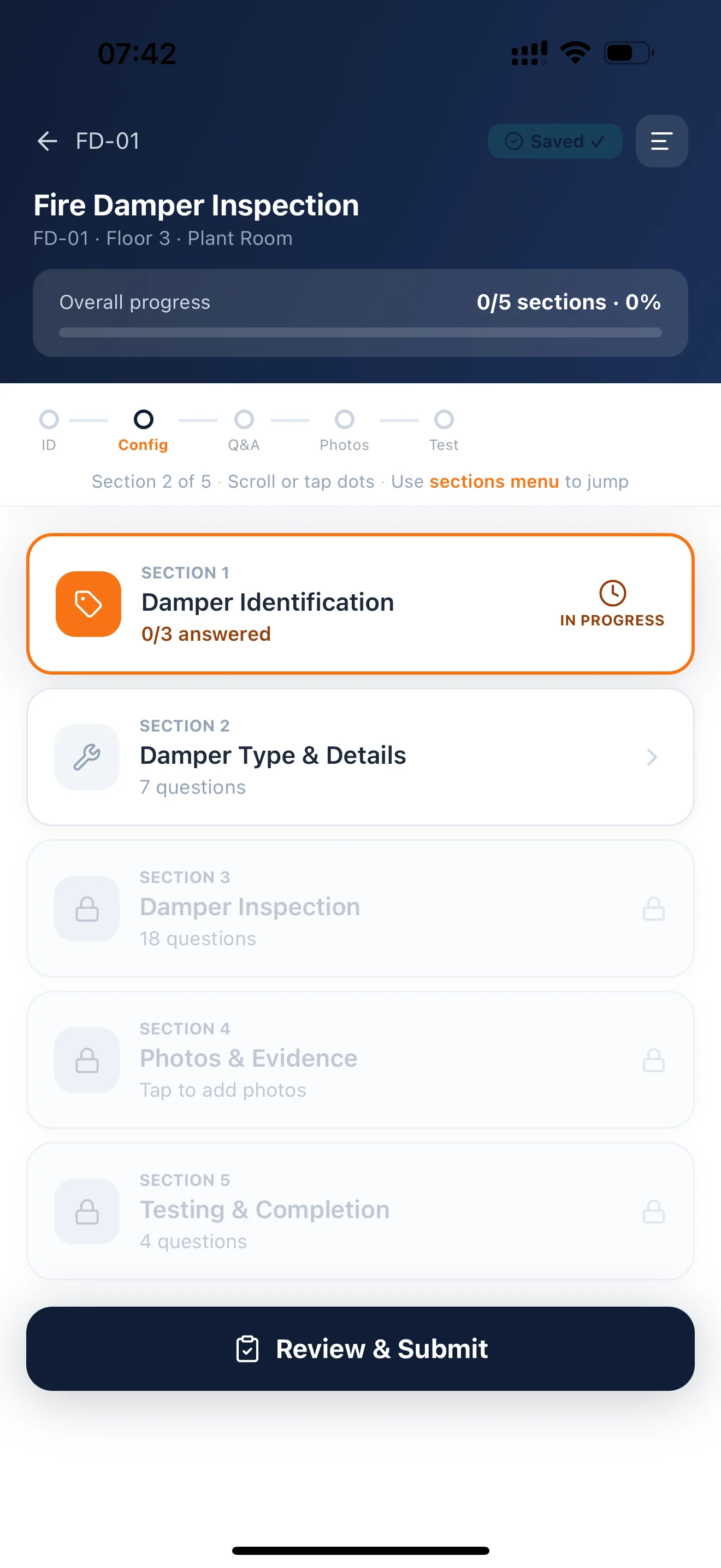 Vulken FM — детальная форма проверки