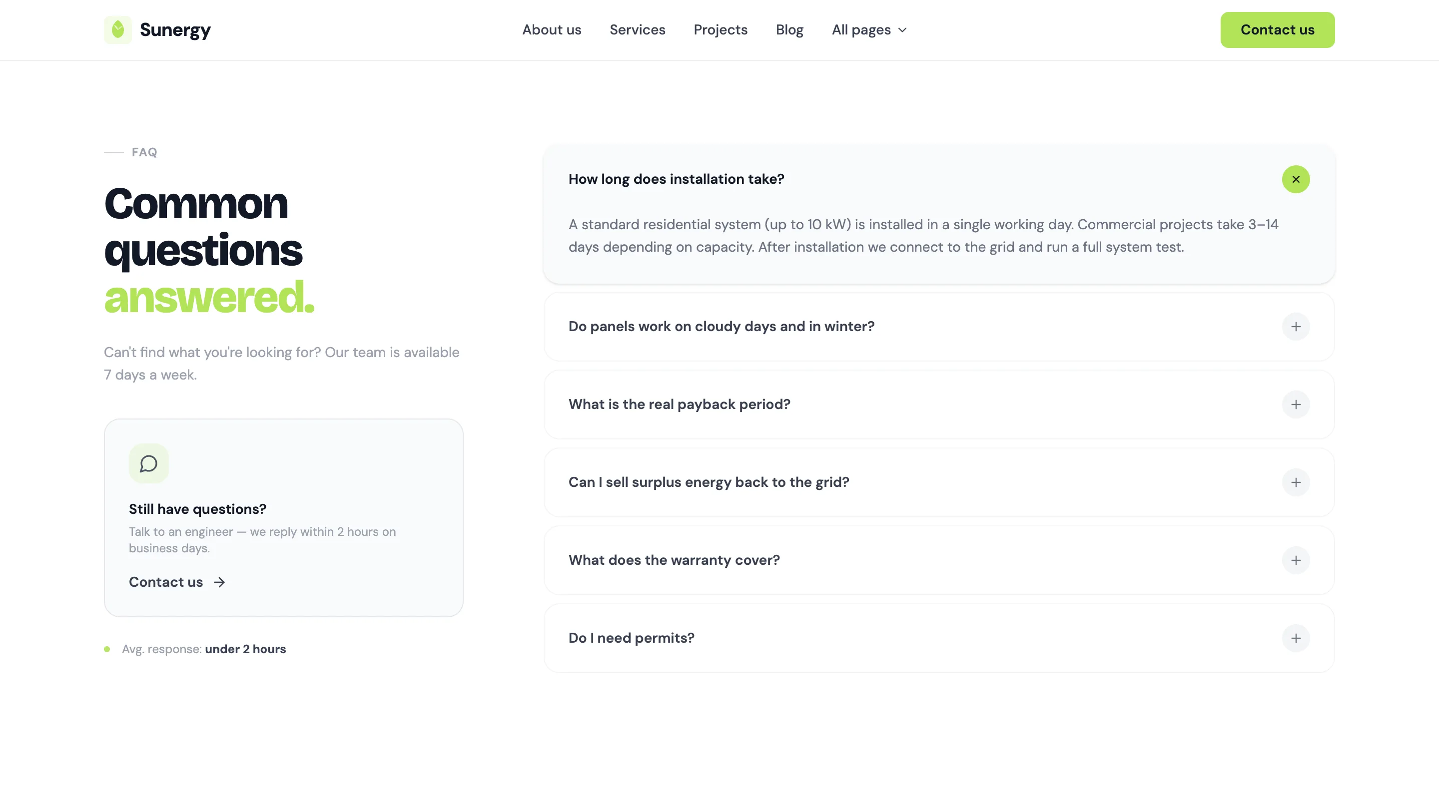 Renewable Energy Corporate Platform — галерея 8