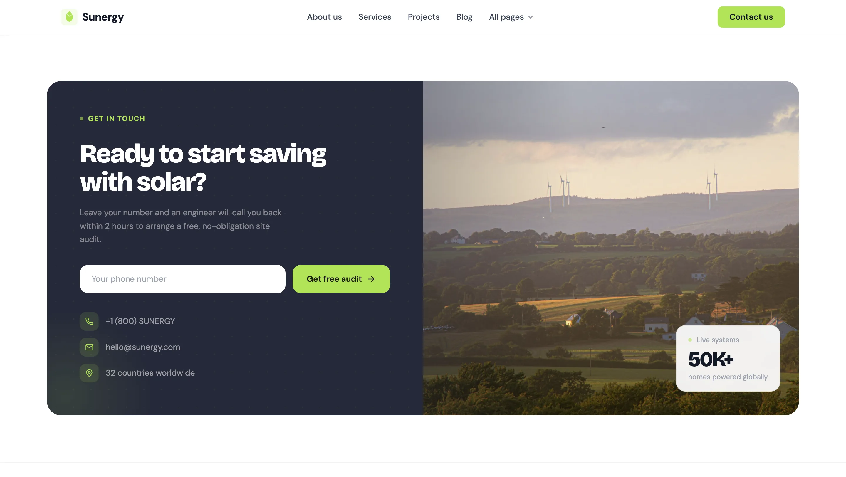 Renewable Energy Corporate Platform — галерея 9