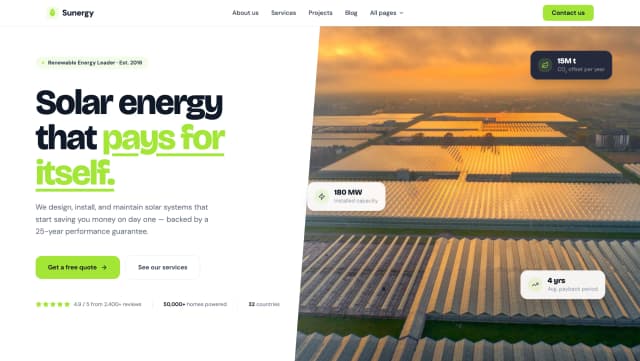 Renewable Energy Corporate Platform
