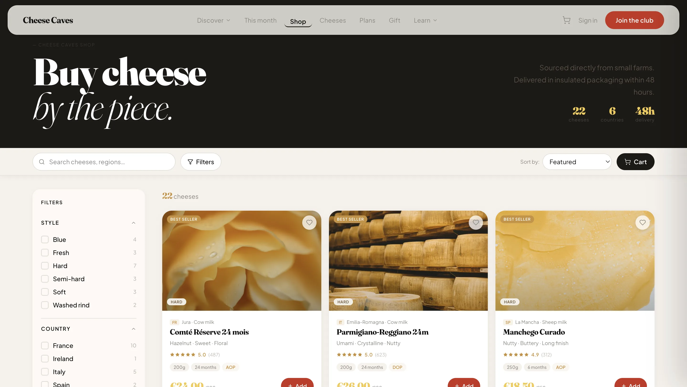 Cheese Caves — галерея 24