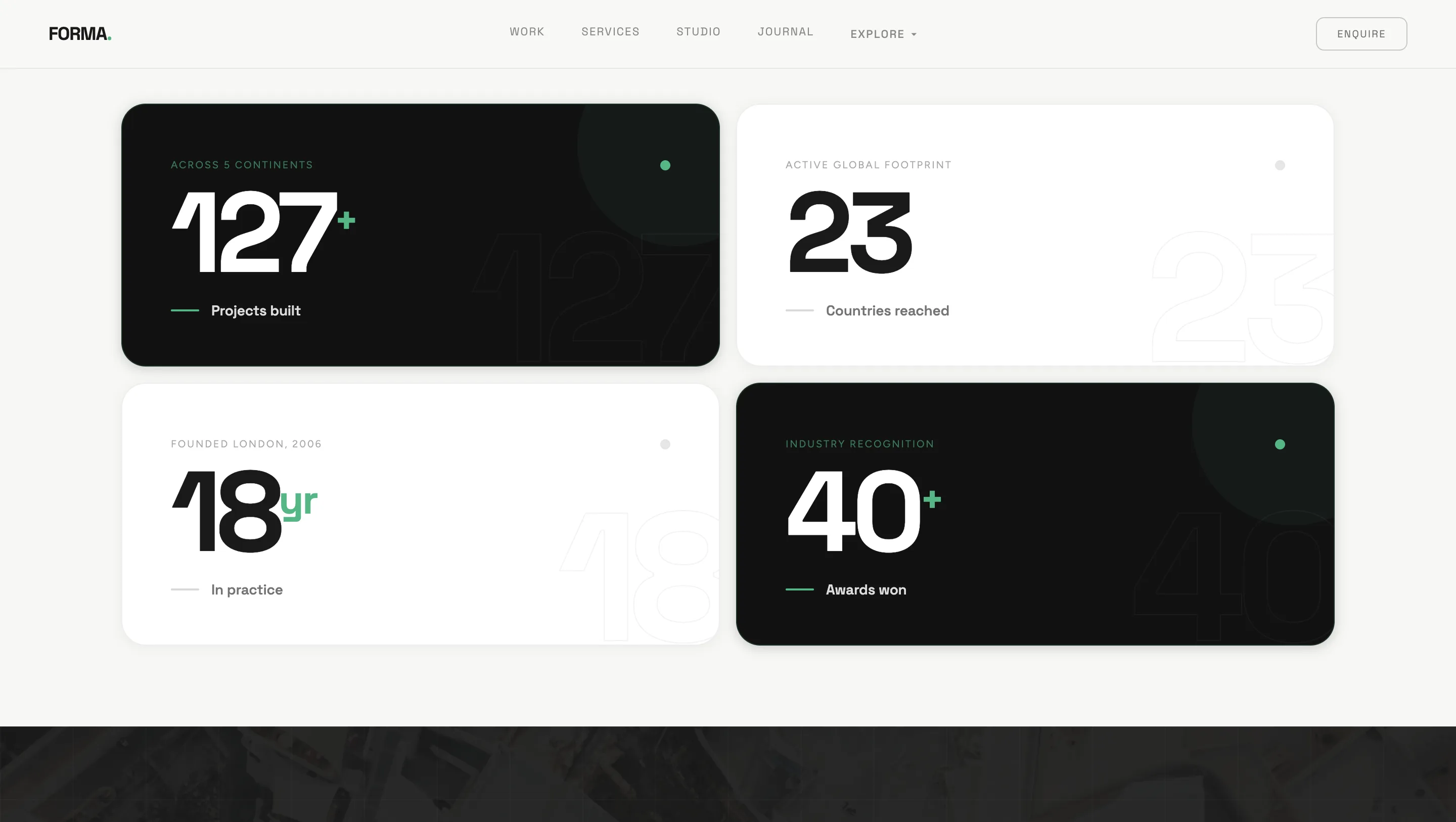 FORMA Architecture Studio — экран 2