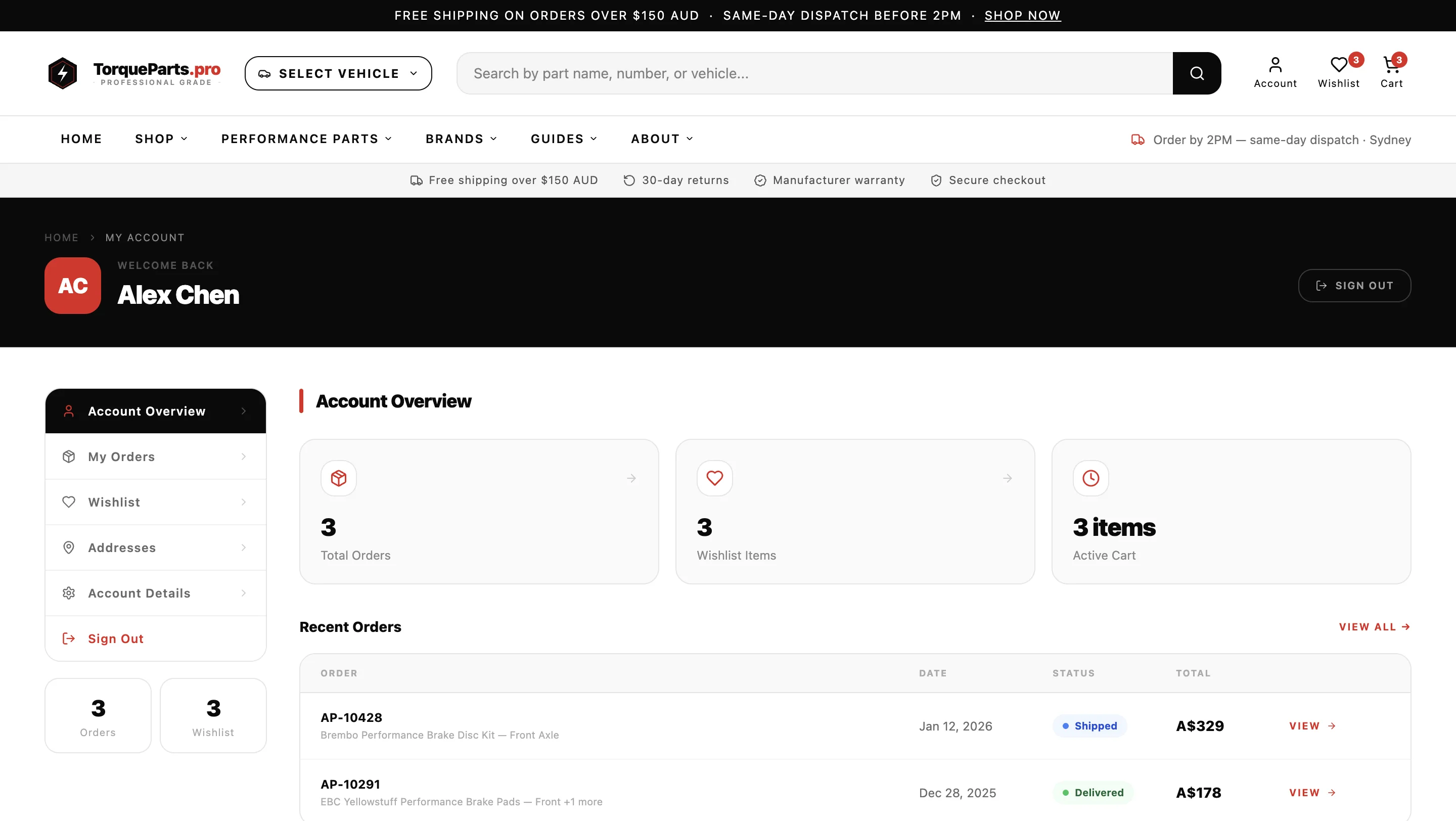 TorqueParts.pro — галерея 16