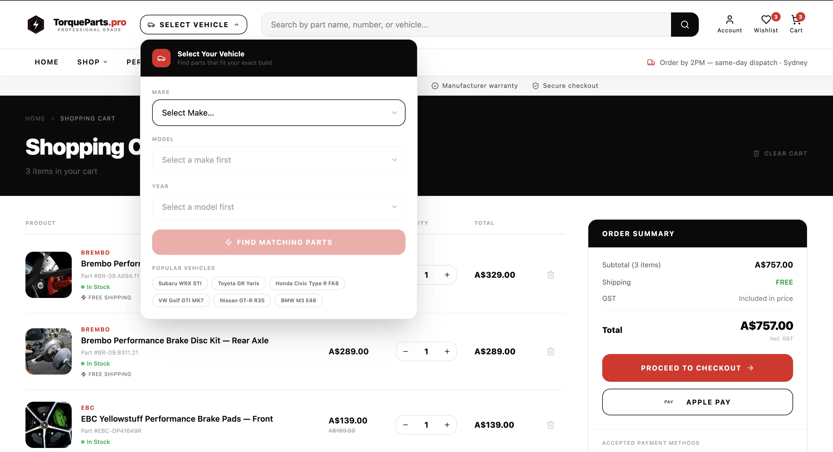 TorqueParts.pro — галерея 17