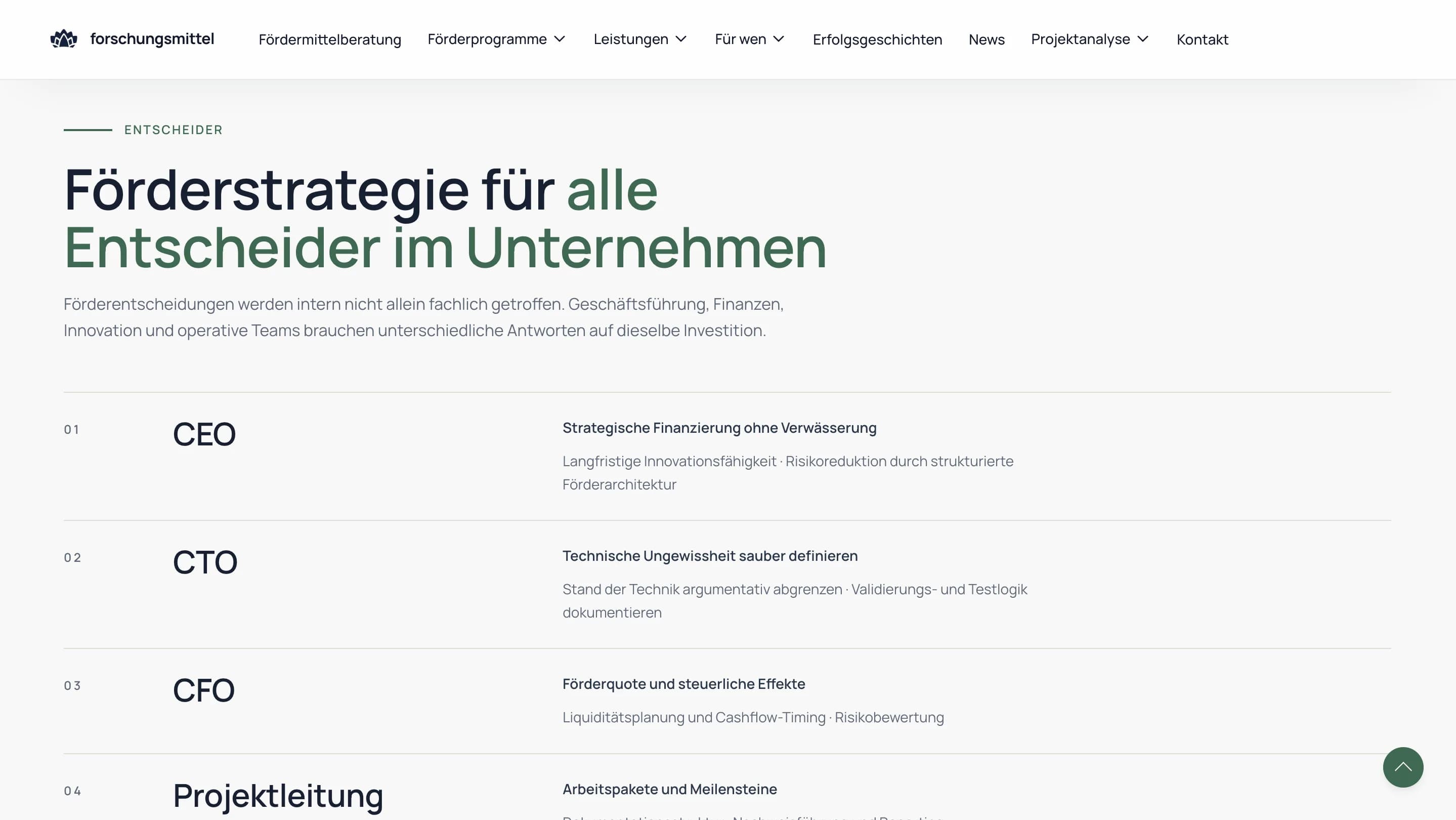 Экран публичного слоя Forschungsmittel 02