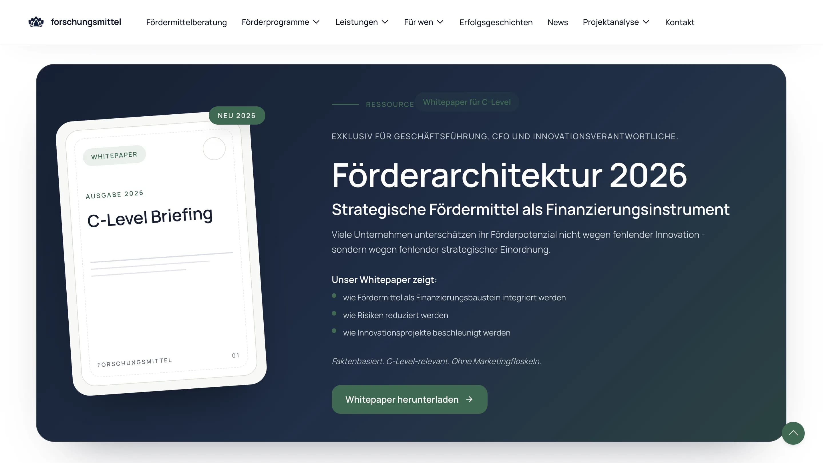 Экран публичного слоя Forschungsmittel 04