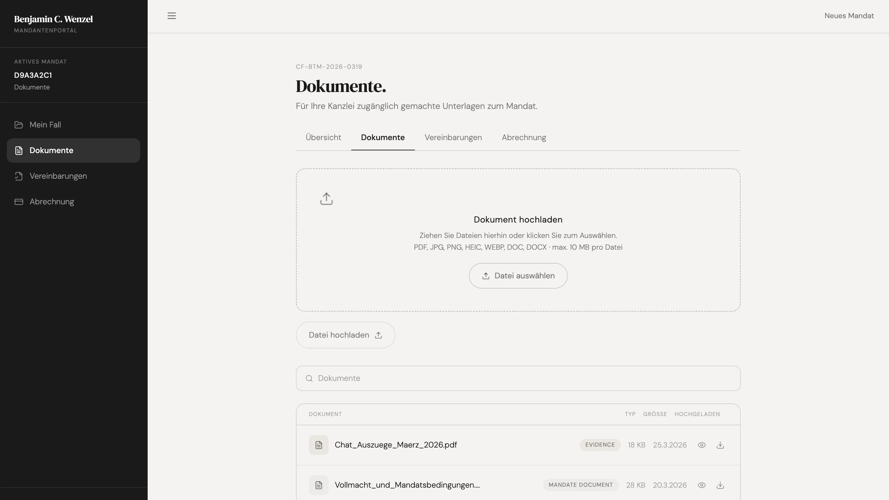 Экран продуктового слоя Wenzel 13