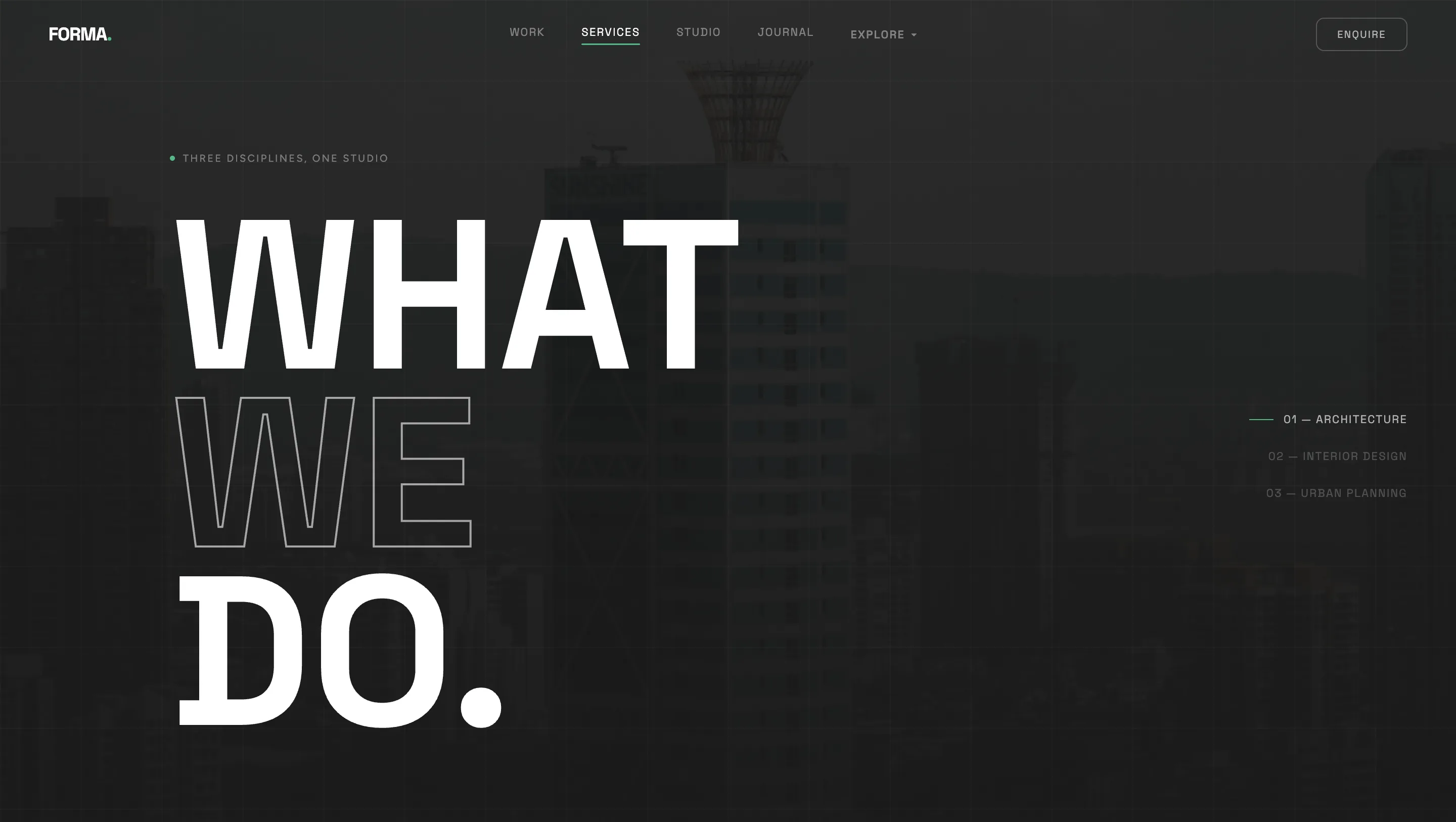 Интерфейс FORMA Architecture 09