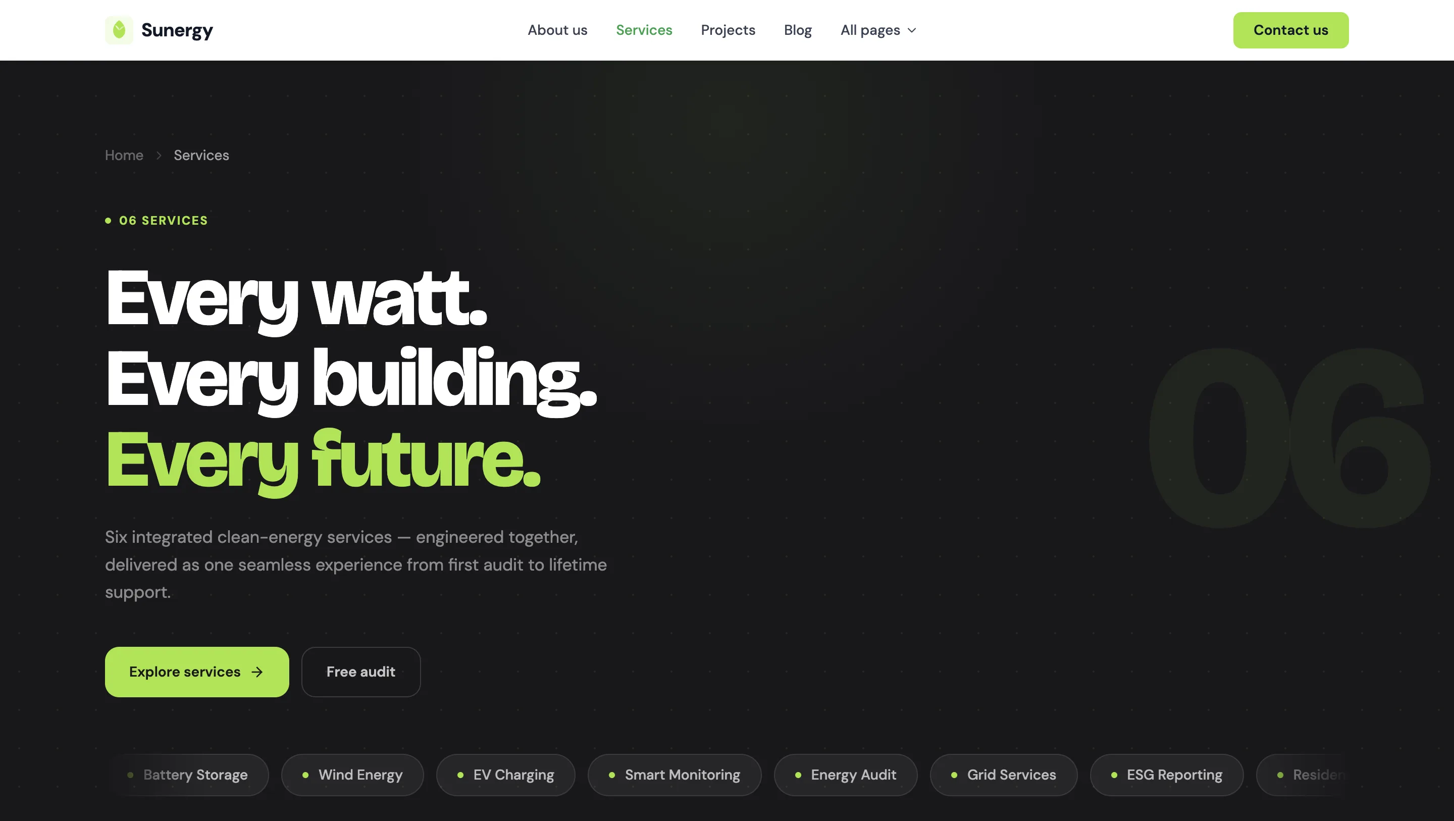 Интерфейс Renewable Energy Platform 10